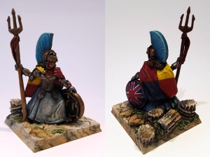 Britannia, washed and drybrushed