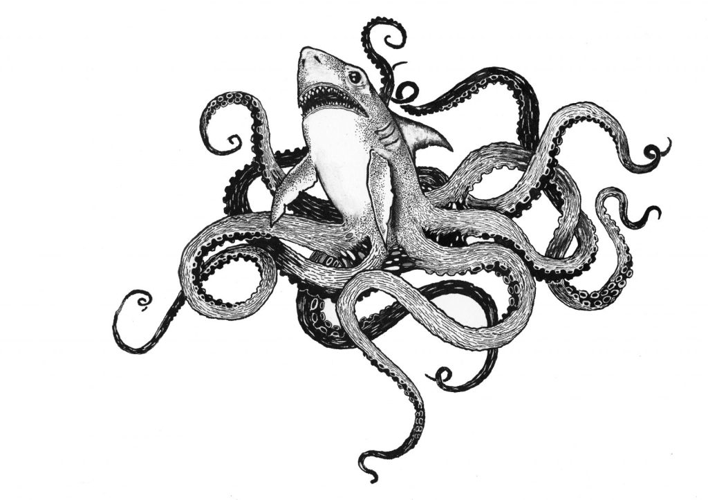 Sharktopus - Tattoo Design