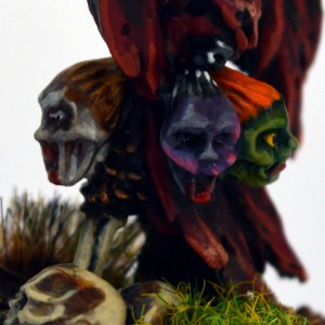 Skeleton Commander - severed heads detail